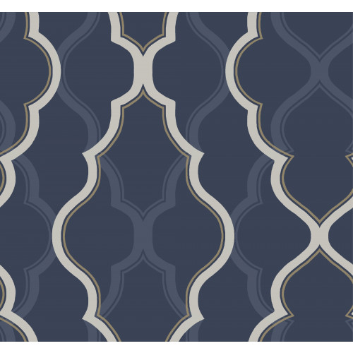 Modern Artisan Double Damask Navy