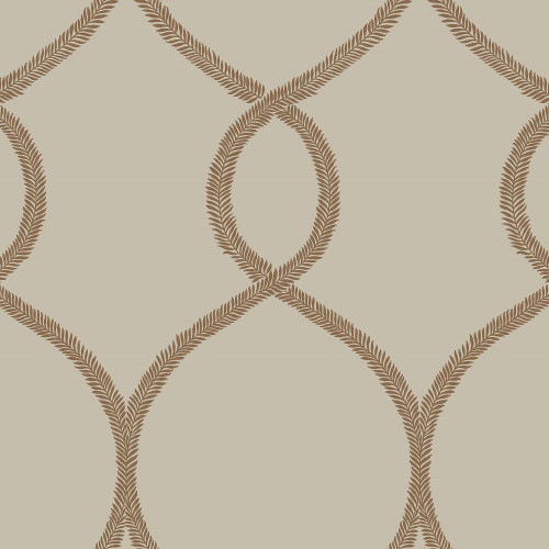 24 Karat Laurel Leaf Ogee Taupe