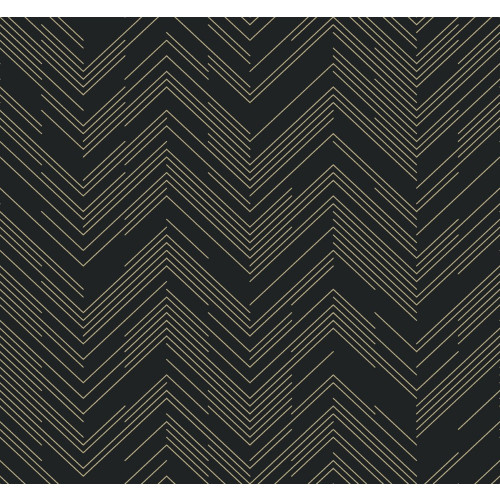 Black Chevron outlet with Silver Beaded Accent