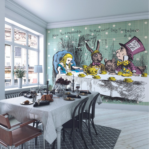 Disney Vol 4. Minnie Dots Wallpaper Lilac