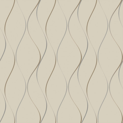 Dazzling Dimensions Wavy Stripe Taupe