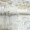 Ronald Redding Tea Garden French Marigold White & Gold Wallpaper