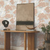 Ronald Redding Tea Garden Sprig & Heron Coral Wallpaper