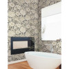 Black & White Wood Block Blooms