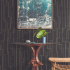 Ronald Redding Grasscloth & Natural Resource Inlay Line Wallpaper