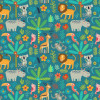 Origin Murals Jungle Animals Mural