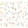 Origin Murals Childrens Alphabet Illustrations Mural