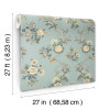 Jardin Genevieve Floral Trail Wallpaper