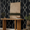 Ronald Redding Tea Garden Ellena Black Wallpaper
