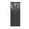 Ronald Redding Tea Garden Sakura Blooms Black Wall Mural